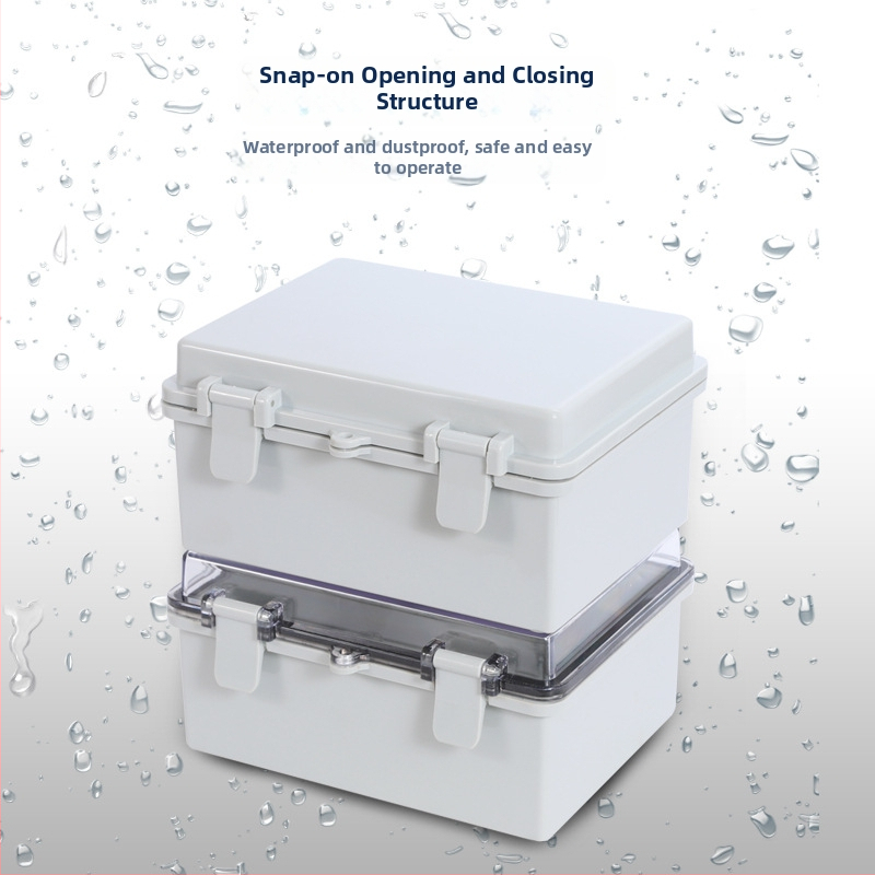 Wochang priehľadný vodotesný spojovací box, 150 × 100 × 70 mm, ABS plast, vysoká tesnosť