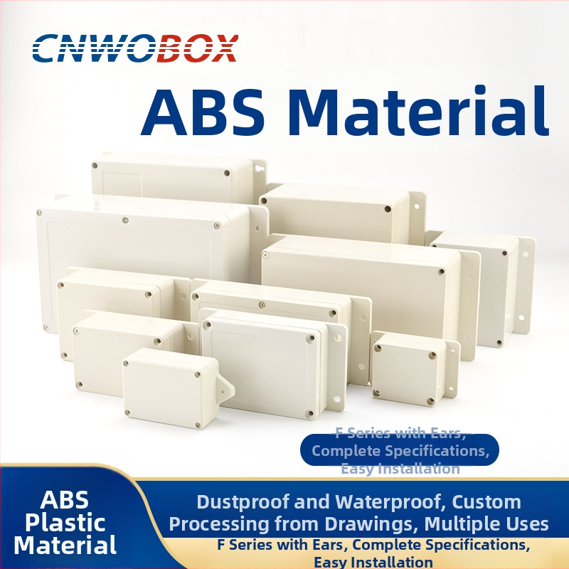 ABS IP65 vodootporna kutija za spojeve s montažnim ušima, za unutarnju i vanjsku upotrebu