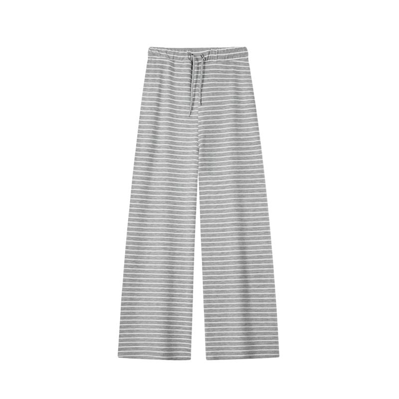 Бременни панталони със зебра принт, широки крачоли, връзка за стягане, дишащ полиестер, свободен силует.