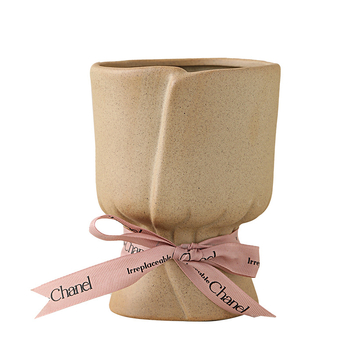 Керамичен съд за цветя, ръчна изработка, настолен или подов монтаж, прост скандинавски INS стил