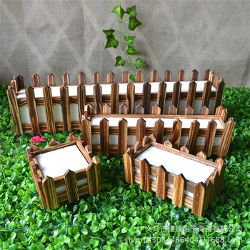 Дървен цветарник, карбонизиран при висока температура; мултифункционален монтаж: стенен, подов или висящ; стил пасторално ретро; устойчив на корозия, здрав и издръжлив