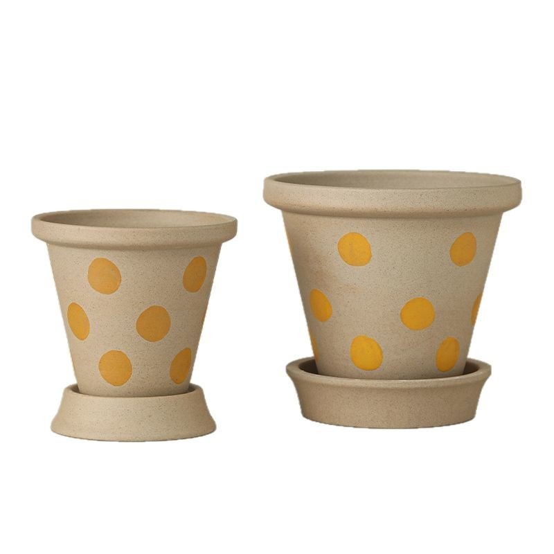 Керамична саксия за цветя, ръчно изработена, скандинавски минималистичен стил, за настолна или подова употреба, подходяща за дом, офис и балкон