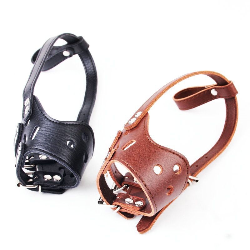 Botniță pentru câini – piele moale, anti-mâncare, anti-mușcare, anti-lătrat