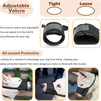 Μασούλα σκύλου – Ρυθμιζόμενη, Κατάλληλη για κουτάβια και ενήλικες, Αντιδαγκώματος, Αντι-Γαύγισμα, Διαπνέουσα