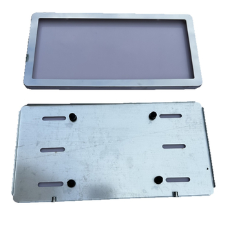 Ramă din oțel inoxidabil pentru plăcuța de înmatriculare, compatibilitate generală, piesa 003, cod 06