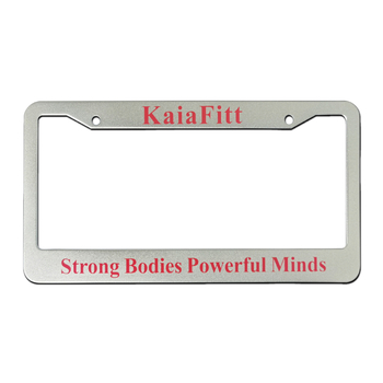 Rámka na poznávaciu značku FTB, hliníková zliatina + nerezová oceľ, universalna kompatibilita, prispôsobiteľné spracovanie