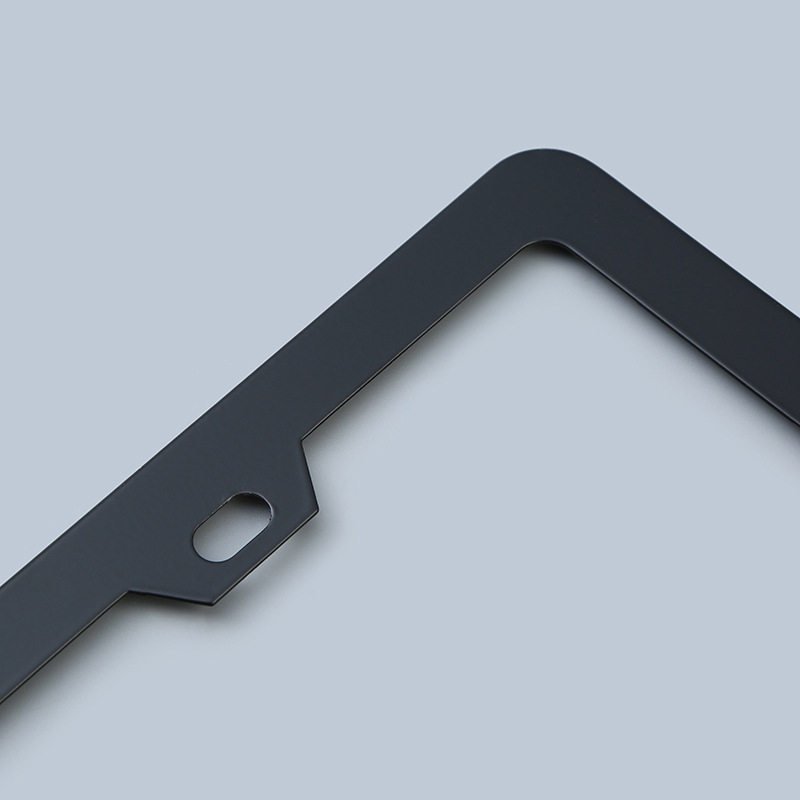 Prilagođeni debeli aluminijski okvir za registarsku pločicu automobila, karbonski izgled, univerzalna veličina 315×161 mm, model Sy-12