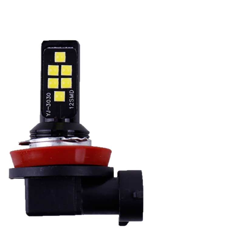 LED svjetla za maglu za automobil – prednja i stražnja, model H7 3030 12SMD, 12V, 12W, 5000 lm