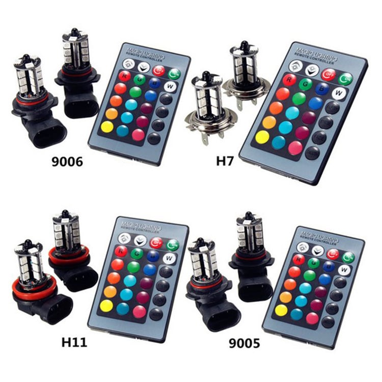 LED ködlámpa, kompatibil H7/H4/H8/H11/9005/9006; 1.8W; 12V; 800 lm; 30.000 óra