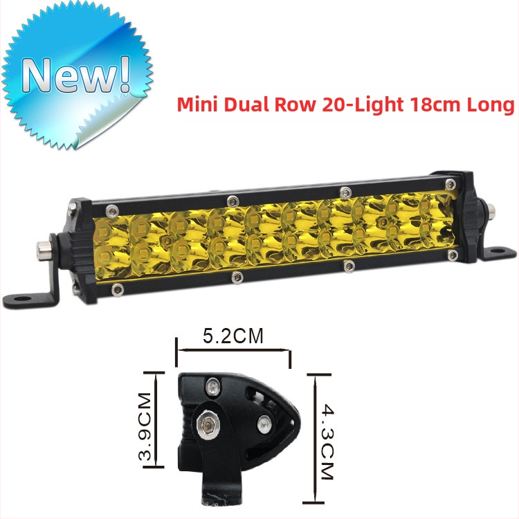 LED jumta gaismas komplekts kravas automobiļiem, divrindu LED josla, augsts starojums, 10-30V, alumīnija sakausējums, modeļa SG3K-Q-Y