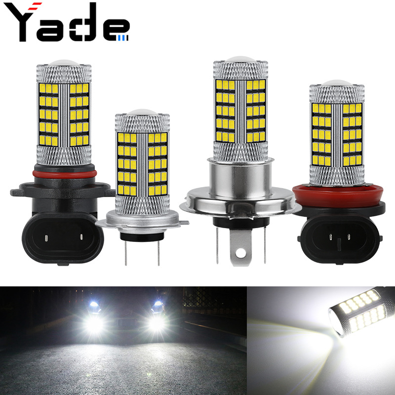 Yade LED svjetla za maglu, aluminijsko kućište, 12V, 4W, 400 lm, kompatibilno s H4/H7/H8/H11/9005/9006
