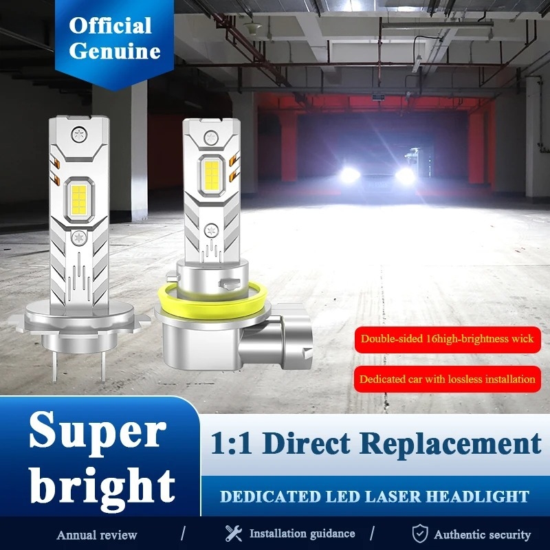 Z6 LED prednja svjetla za automobil s integriranim LED-om, mini Plug-In za H1/H7/H11/H4, 6000K, 60W, IP68, 6000 lm