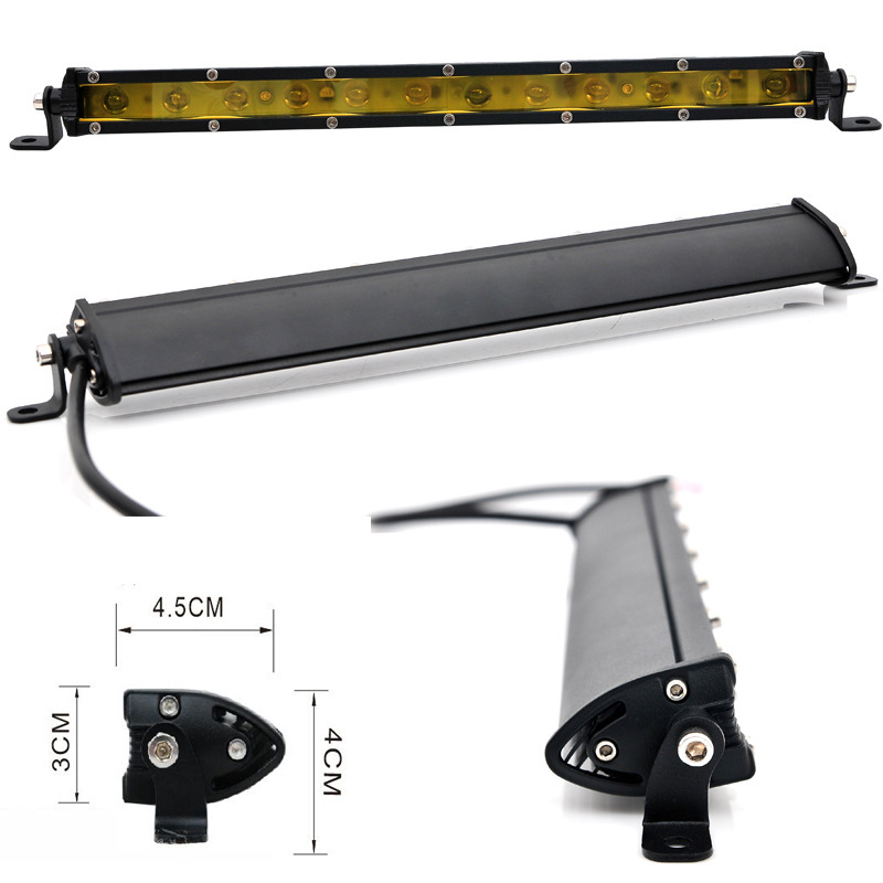 LED automašīnas jumta apgaismojums – garā josla LED, CREE LED, 4D lēca, 10-30 V, modelis SG3K-I4D-Y