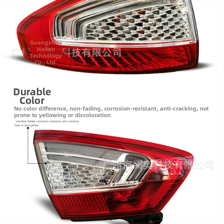 LED zadné svetlo pre Ford Mondeo 2011–2012 so svetlami do hmly a brzdovými, ABS, 12V, 45W, 4500 lm