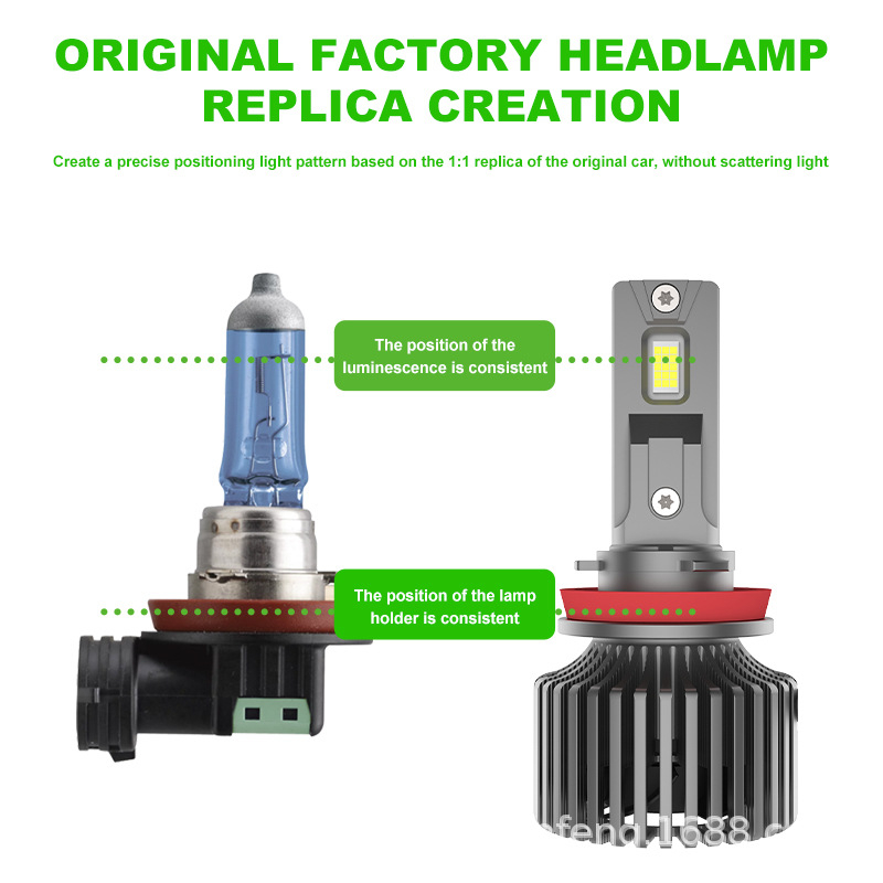 Auto LED far A8F, kućište od avionskog aluminija, 75W, 12-24V, 6000LM, IP68