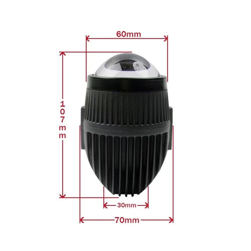 Lumină LED pentru ceață - aluminiu de aviație, impermeabilă, 45W, 12V, LED