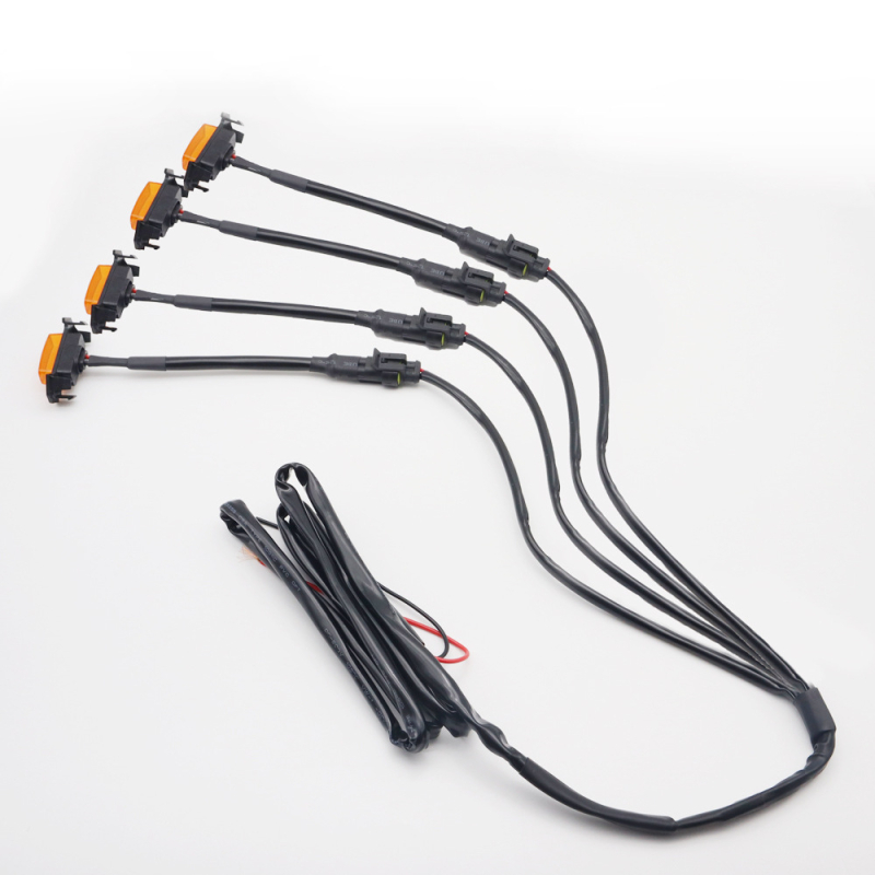 Lampă de ceață LED pentru Toyota Tacoma 2016–2019, Model: 16~19 TACOMA Net LED small yellow light, 12V, 3W, 0.9A, LED