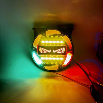 Lumină LED de avertizare pentru partea din spate a camioanelor/semiremorcilor, rezistentă la apă, 24V, 15W