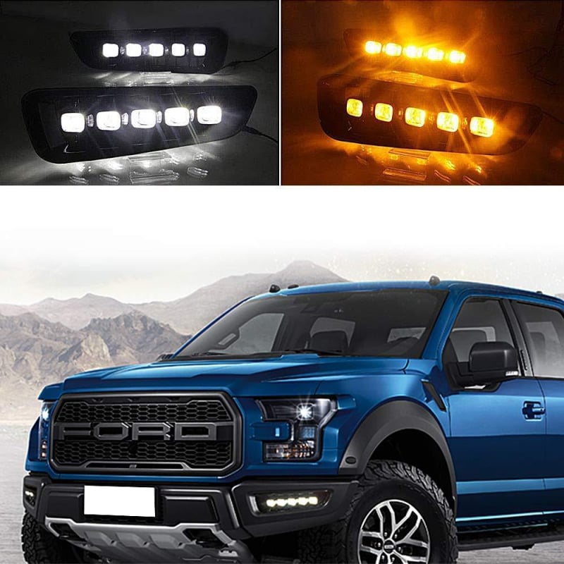 LED φανάρι ομίχλης LD-WD για F150 Raptor (50W, 12V, 3000K-6000K)