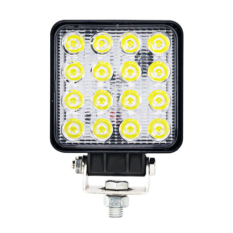 Lumină LED pentru excavator – 48W, 12-24V, IP67, 6500K, 100000h