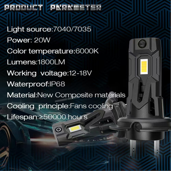 Far auto LED T7S, 30W, 12V, IP68, 3600LM, LED 7035