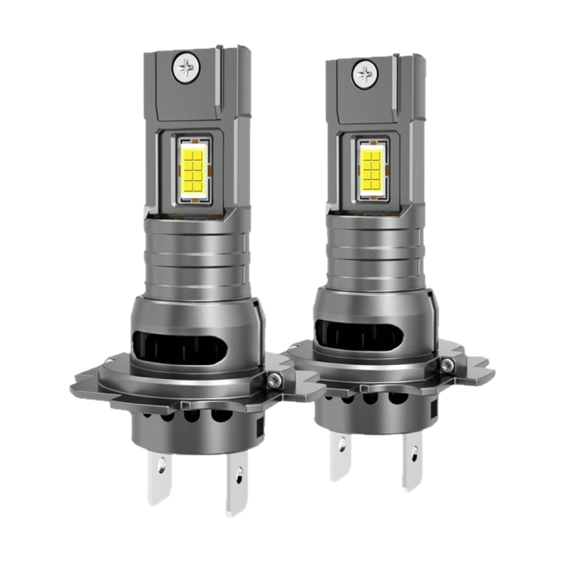 LED H7 предна светлина – високо мощна интегрирана 1:1 замяна с вентилатор, 50W/пара, 12V, IP67, ≈30 000 ч.