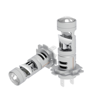 Automobilske LED prednje svjetlo s integriranom malom lećom – Model H7-V8T, 80W, DC12-18V, 4500LM, CSP3570