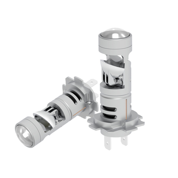 Automobilske LED prednje svjetlo s integriranom malom lećom – Model H7-V8T, 80W, DC12-18V, 4500LM, CSP3570