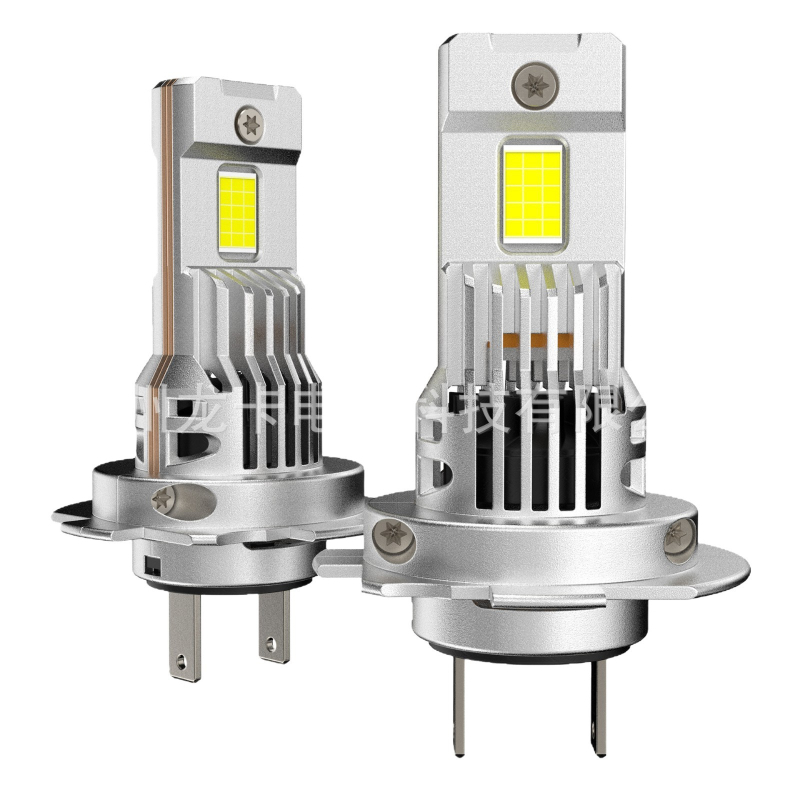 LED žarulja za auto svjetlo, izravno priključivanje, visoka svjetlost 10000 lm, univerzalna kompatibilnost (76W, 12–24V, IP68, 50000 h). Podržani modeli: H1, H4, H7, H11, 9005, 9006, 9012