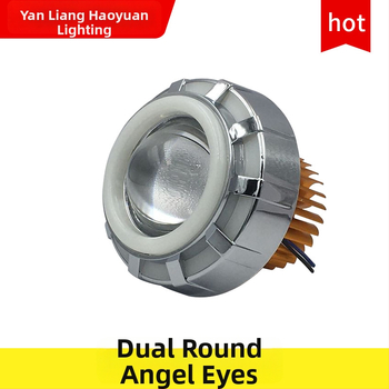 LED hlavné svetlo pre elektrický motocykel s dvojitým optickým objektívom a laserovým lúčom (10W, 12–80V, 1800 lm, CREE)