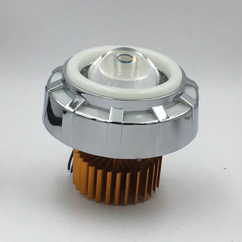 LED фар за електрически мотоциклет с двойна оптична леща и лазерен лъч (10W, 12–80V, 1800 lm, CREE)