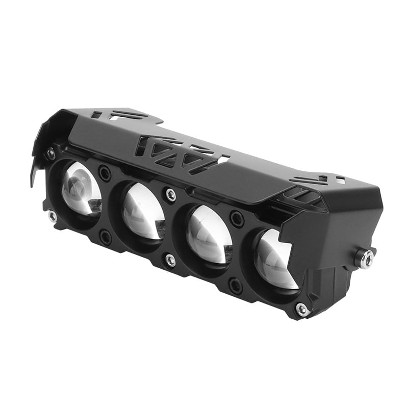 LED фарове за мотоциклет, алуминиева сплав, LED 3570, DC 12-80V, 28W, IP67