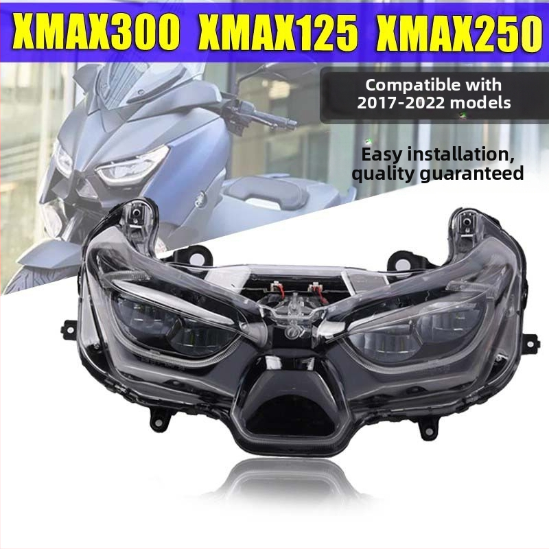 LED hlavné svetlo pre Yamaha Xmax300 2017–2022, XM026 model, ABS plast, IP66 ochrana, LED zdroj svetla