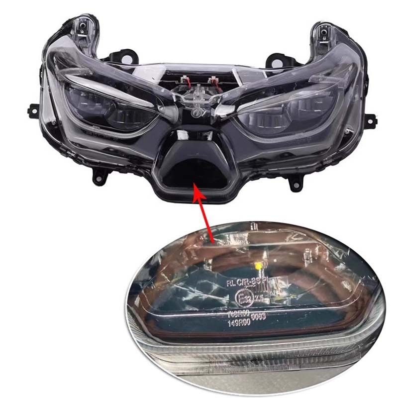 LED hlavné svetlo pre Yamaha Xmax300 2017–2022, XM026 model, ABS plast, IP66 ochrana, LED zdroj svetla