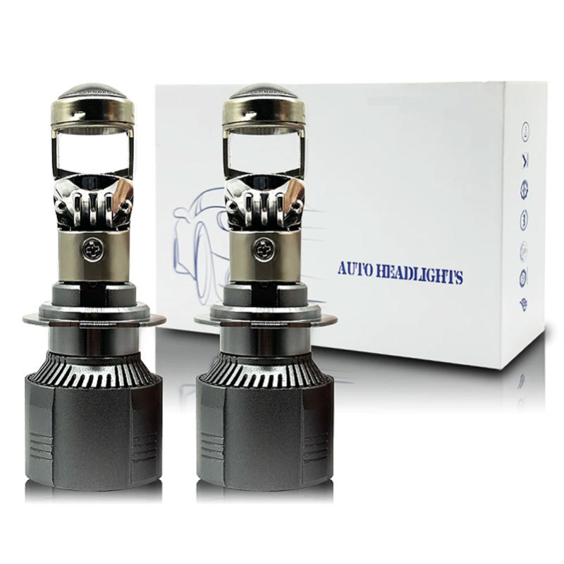 A80LED automobilový reflektor s dvojitou šošovkou pre H4/H7/H11, 120W, 29000lm, 12V, IP68, 50000h