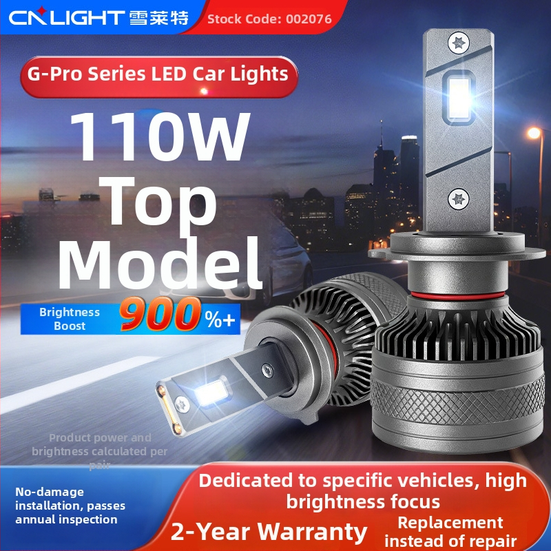 Shellette far LED pentru mașină Seria G-Pro 55W 12V Aluminiu H1/H4/H7/H11/9005/9012