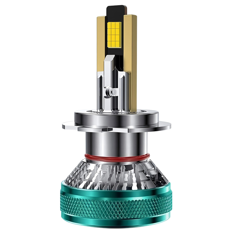 Jiudun J6 LED auto far za kratki i dugi snop, kompatibilan s H13, 9004, H16, D2H; 70W; 12-84V; 14000 lm; IP68; 50000 h
