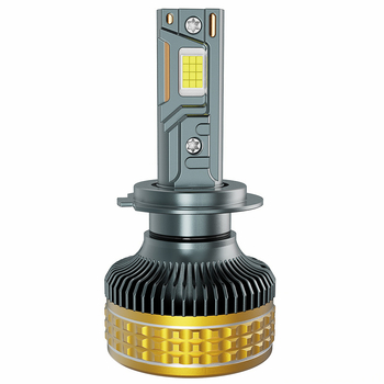 Far LED pentru mașină – design cu trei țevi de cupru, 320W, 12V, 128600 lm, IP68, 30.000h, Compatibil cu H7/H1/H4