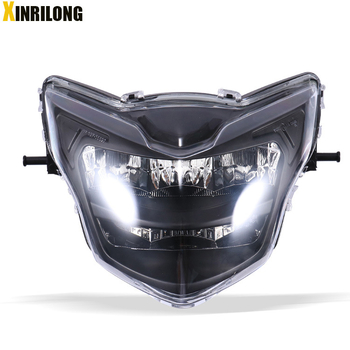 Far LED pentru motocicletă Yamaha LC135 V2-V6, 30W, 12V, LED cu fascicul lung și scurt, model XRL-DD-765