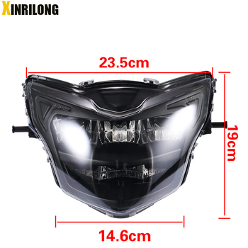 Far LED pentru motocicletă Yamaha LC135 V2-V6, 30W, 12V, LED cu fascicul lung și scurt, model XRL-DD-765