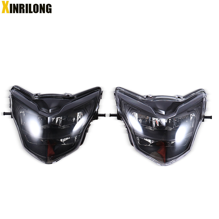 Far LED pentru motocicletă Yamaha LC135 V2-V6, 30W, 12V, LED cu fascicul lung și scurt, model XRL-DD-765