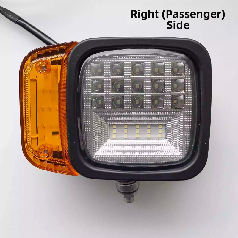 Predné LED svetlo pre bagru 12V-80V, 20-30W, 6000K