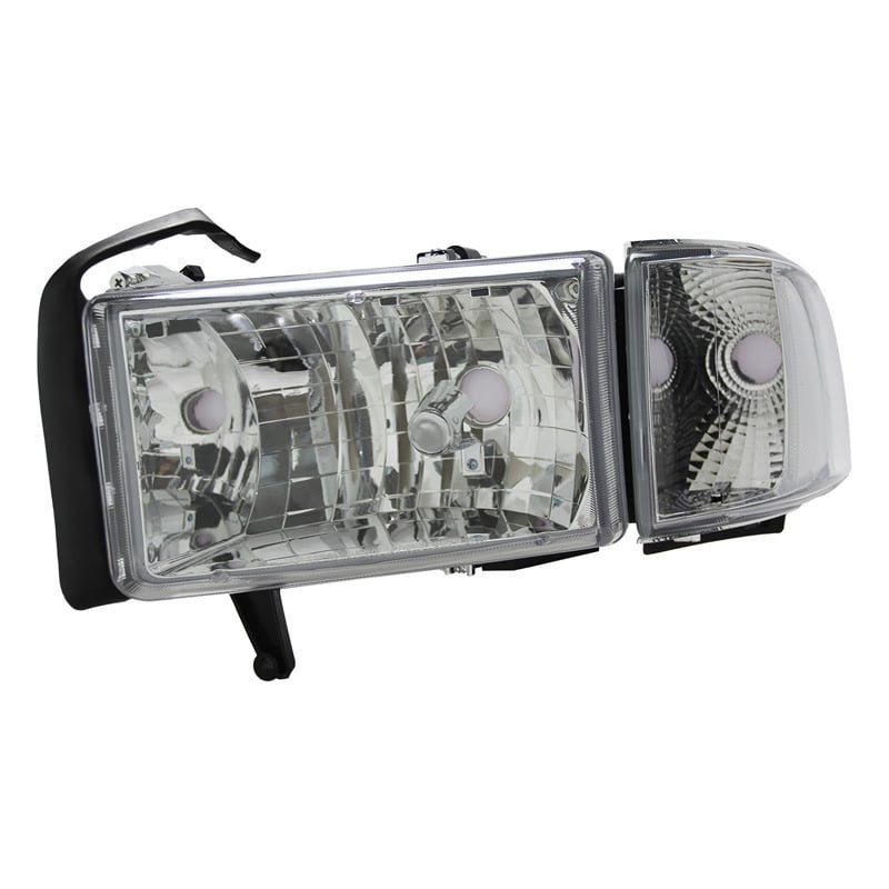 Priekinė lemputė Dodge Ram 1994-2001, PC+ABS, Skaidrus lęšis