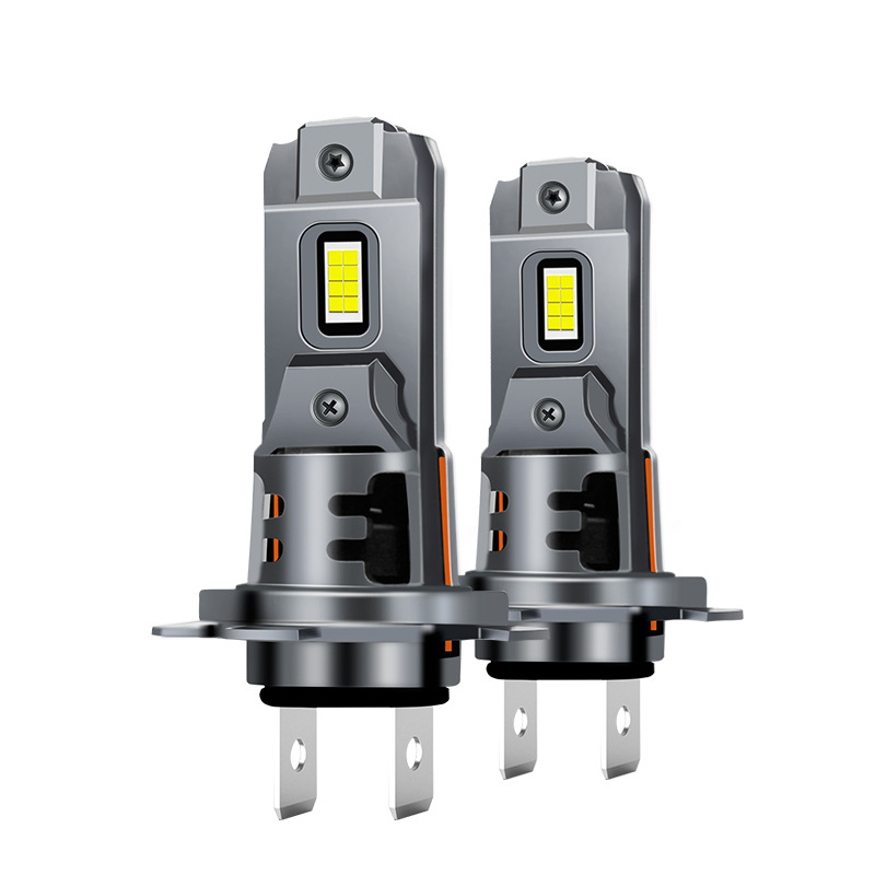 Automobilska LED prednja svjetla M7-H7, dvostruka strana, 8 LED dioda, 55W, 12–24V, CSP3570, IP68, 29800 lm
