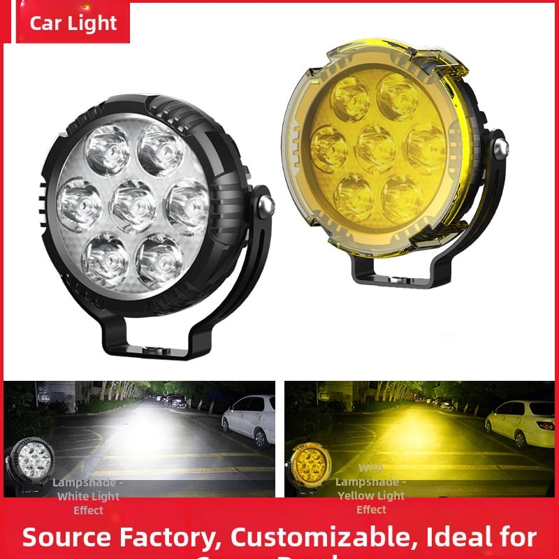 LED off-road reflektor, 7-LED, 60W, 3500 lm, 12-80V, IP67