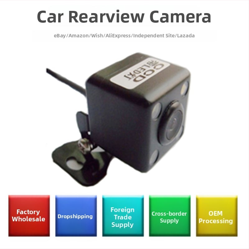 Κάμερα οπισθοπορείας αυτοκινήτου, γωνία θέασης 170°, ανάλυση 1280x720, τάση 12V, μοντέλο 0041, Universal