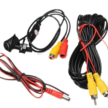 Toyota-συμβατή πανοραμική εμπρόσθια κάμερα αυτοκινήτου, μοντέλο PZ400-FT, 12V, 170° γωνία θέασης, ανάλυση 720x480, ABS περίβλημα