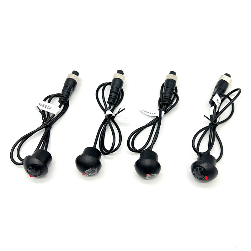 Dash κάμερα αυτοκινήτου με προβολή μπροστά, πίσω και πλευρικών νεκρών ζωνών, 360° περιστροφή, HD 720P/1080P, CVBS/AHD, τροφοδοσία 12V