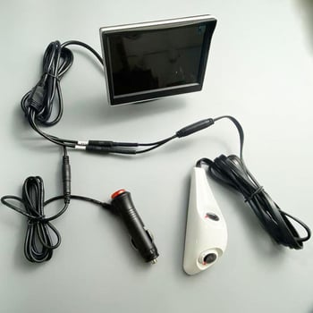 Little Dolphin διπλός φακός εμπρός-πίσω ενσωματωμένη κάμερα οπισθοπορείας αυτοκινήτου, AHD 1080P νυχτερινή όραση, IP68, 5–12V, γωνία προβολής 185°