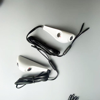 Little Dolphin διπλός φακός εμπρός-πίσω ενσωματωμένη κάμερα οπισθοπορείας αυτοκινήτου, AHD 1080P νυχτερινή όραση, IP68, 5–12V, γωνία προβολής 185°